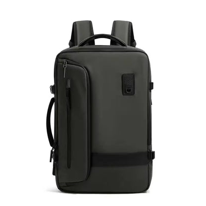 60L Expandable Vacuum Compression Backpack Airback with Air Pump Airline Approved Travel Backpack Waterproof Laptop Business Bag