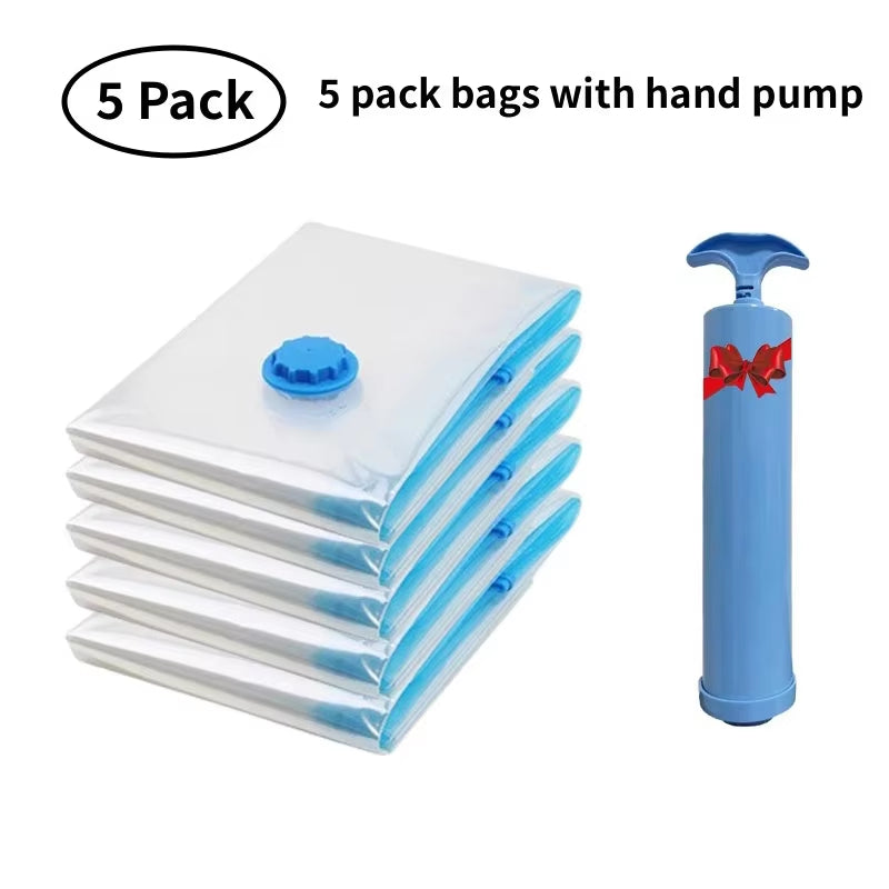 Vacuum Storage Bags Wardrobe Organizer Vacuum Seal Bag Space Saving Bags for Clothes Pillow Blanket Travel Vacuum Bag Package